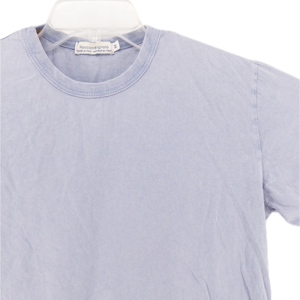 Rocca di Bagnolo Mens Medium T-Shirt Lavender Short Sleeve Made in Italy Basic